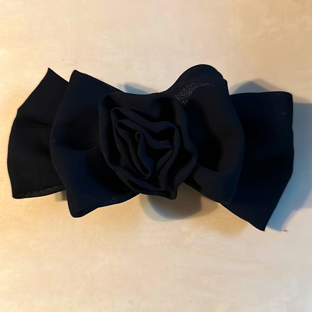 Black hair pin.
